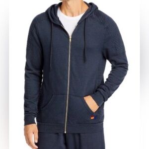 Aviator Nation Moto Zip Hoodie, SMALL